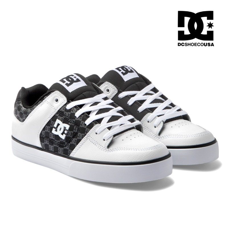 DC スニーカー モノグラム柄 PURE LOW スケートボード dc shoes