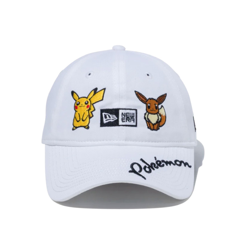 ニューエラ ポケモン コラボ 9TWENTY ホワイト 920 ローキャップ WOMEN ピカチュウ イーブイ NEW ERA POKEMON  GOLF 任天堂 かわいい レディース