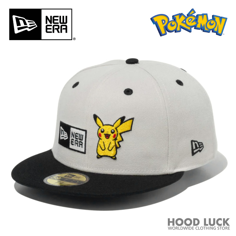 ニューエラ キャップ NEW ERA コラボ 59FIFTY Pokmon ポケモン ピカチュウ ボックスロゴ メンズ レディース 帽子 アニメ  キャラクター