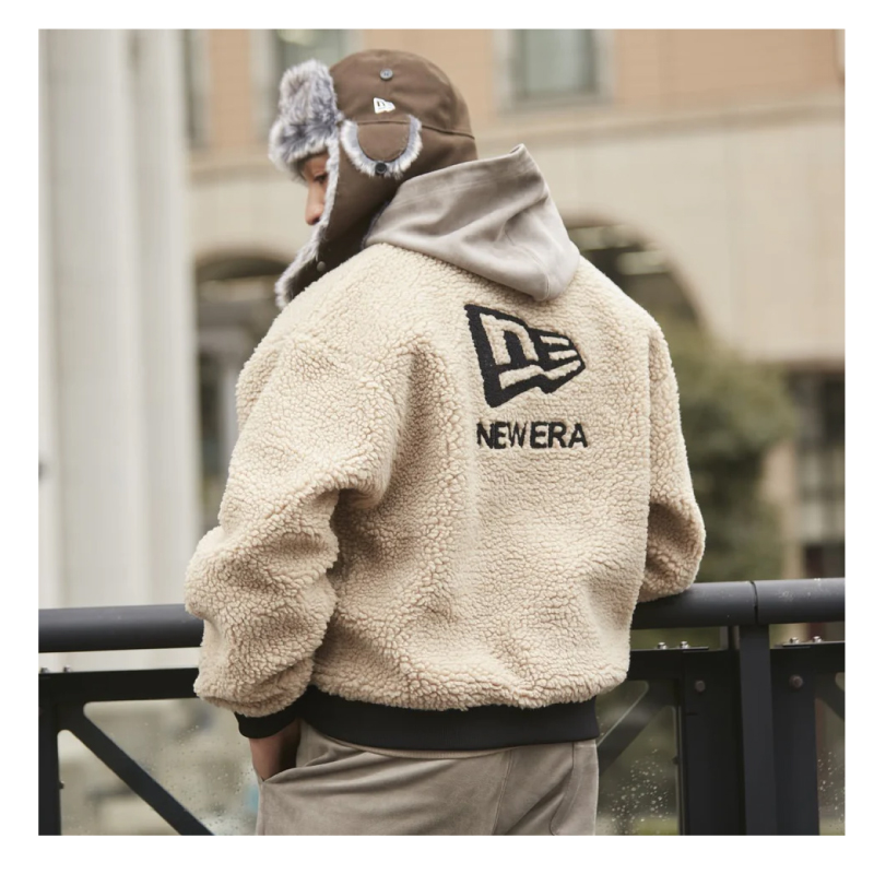 ニューエラ ボア ジャケット NEWERA ボアブルゾン Boa Blouson 防寒 ボア素材 暖かい メンズ レディース ジャンバー キャンプ  アウトドア ストリート HIP HOP