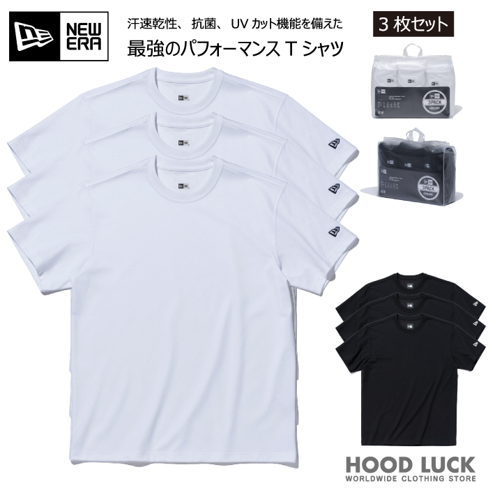 ニューエラ Tシャツ 無地 3枚セット NEW ERA ニューエラー Tシャツ 3PACK TEE SHIRT NEWERA メンズ レディース｜hoodluck