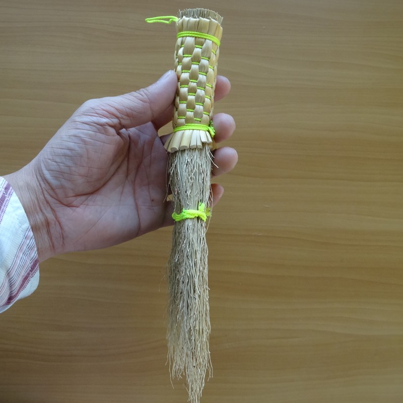 手工制作黍子扫帚(长25厘米,宽10厘米,图案直径3.