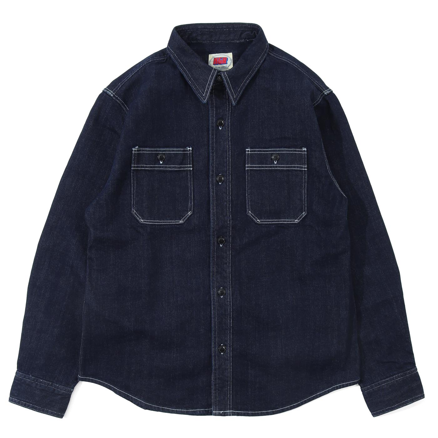 児島ジーンズ 公式通販 12oz セルビッチ ワークシャツ KGR by Kojima