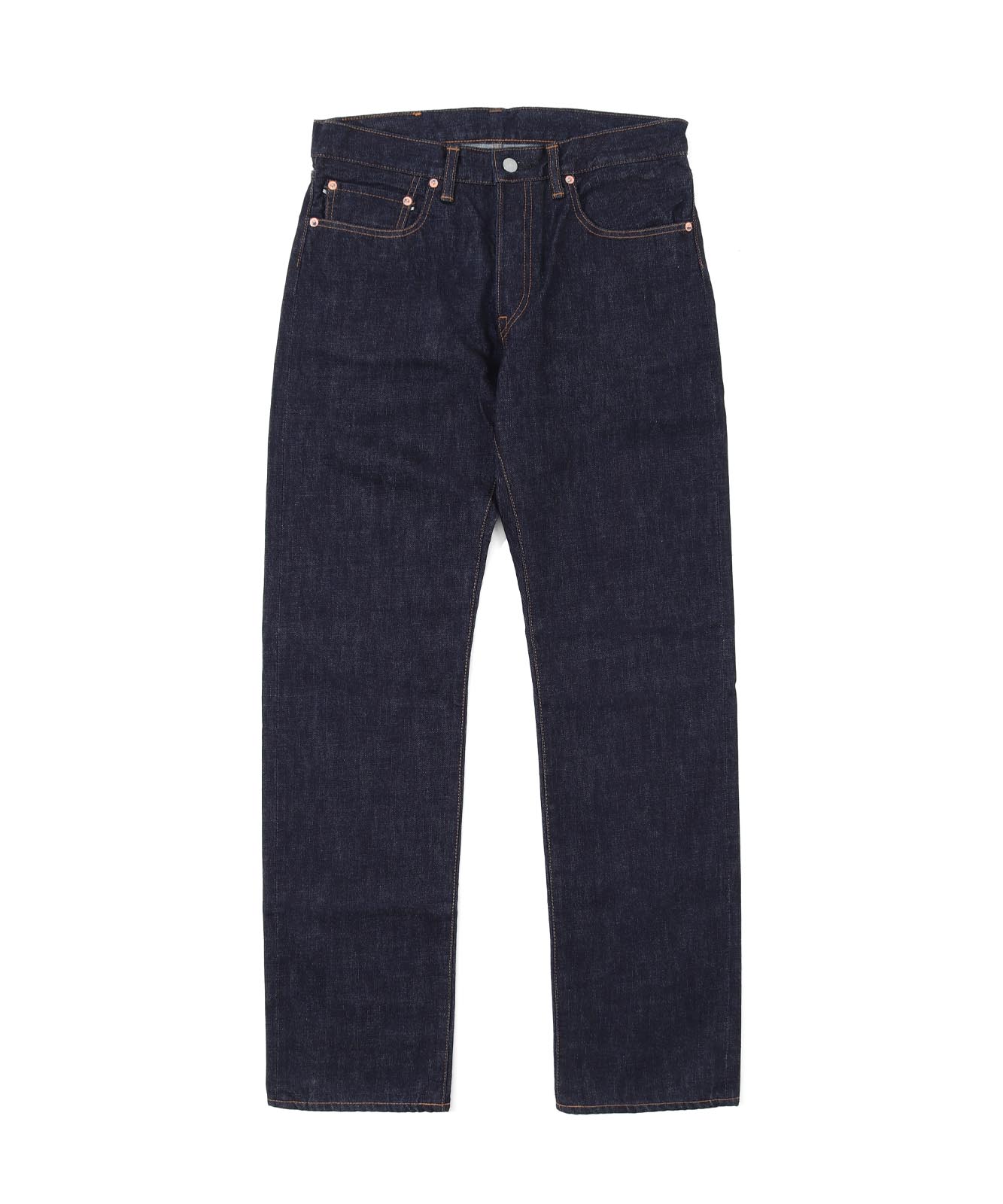 児島ジーンズ 公式通販 14oz セルビッチ ストレートデニム ボタン