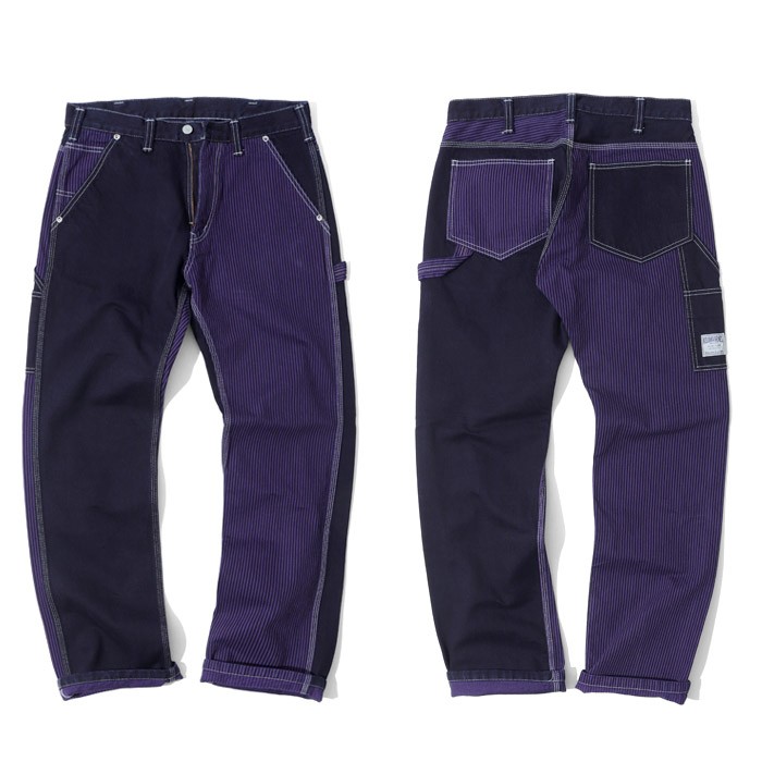 児島ジーンズ 公式通販 オーバーダイ マルチ ペインターパンツ 切り替え ストレート バイク メンズ ボトムス 【 RNB-1285 】 | 児島ジーンズ | 02