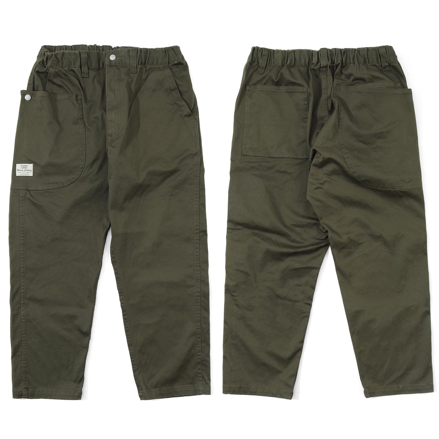 ミトン クロップドパンツ 【 児島ジーンズ 】 ボトムス アウトドア キャンプ ソロキャン バイク ツーリング カーキ ベージュ 男性 女性【 RNB1325 】 | 児島ジーンズ | 02