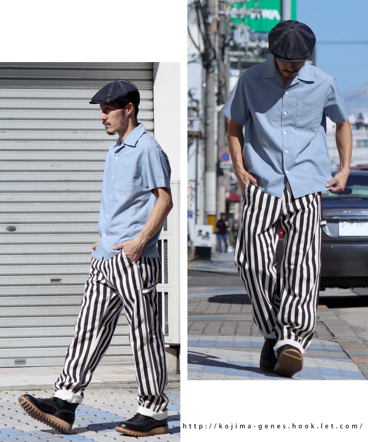 楽天市場】WAREHOUSE ウェアハウス ピンストライプ ペインター