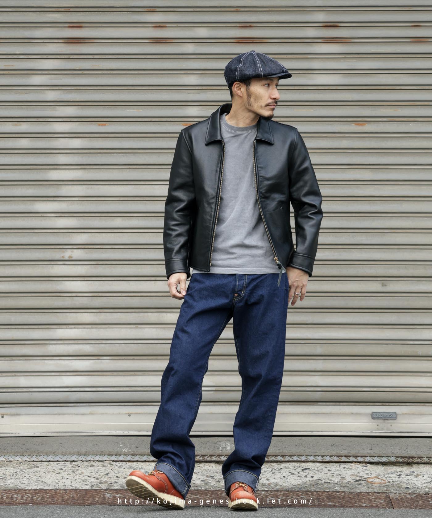 児島ジーンズ 公式通販 ダンガリーセルビッチ ワイドパンツ