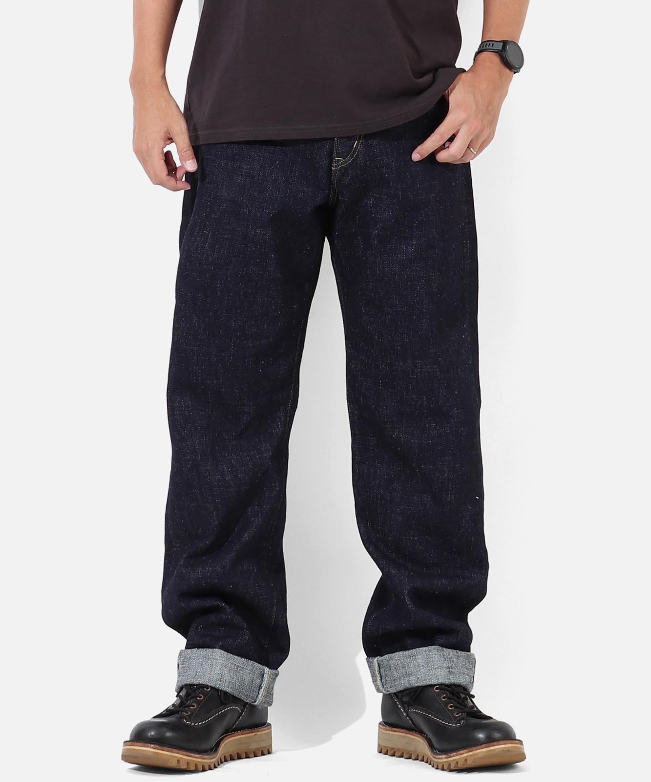 児島ジーンズ 公式通販 WEB限定 17oz セルビッチ ワイドデニム RNB