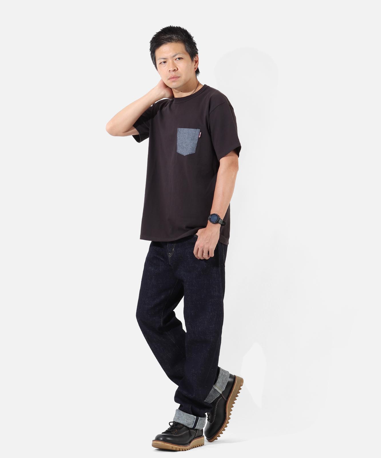 児島ジーンズ 公式通販 WEB限定 17oz セルビッチ ワイドデニム RNB