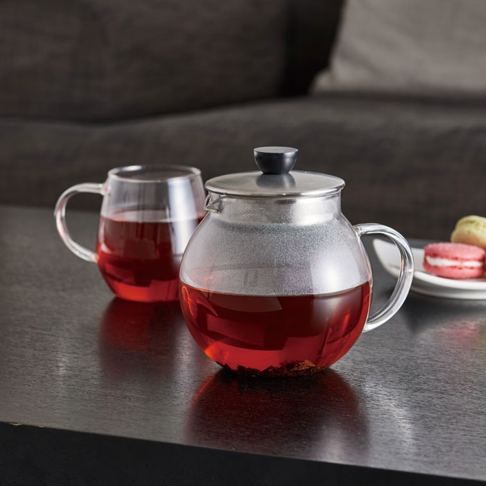 HARIO（ハリオ） ジャンピングリーフポットS 耐熱ガラス 実用容量