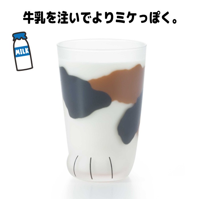 coconeco ここねこ　石塚硝子 アデリアグラス　 親猫　容量３００ｍｌ　種類：ミケ・トラ・ブチ　※各種別売 　 | ADERIA | 01