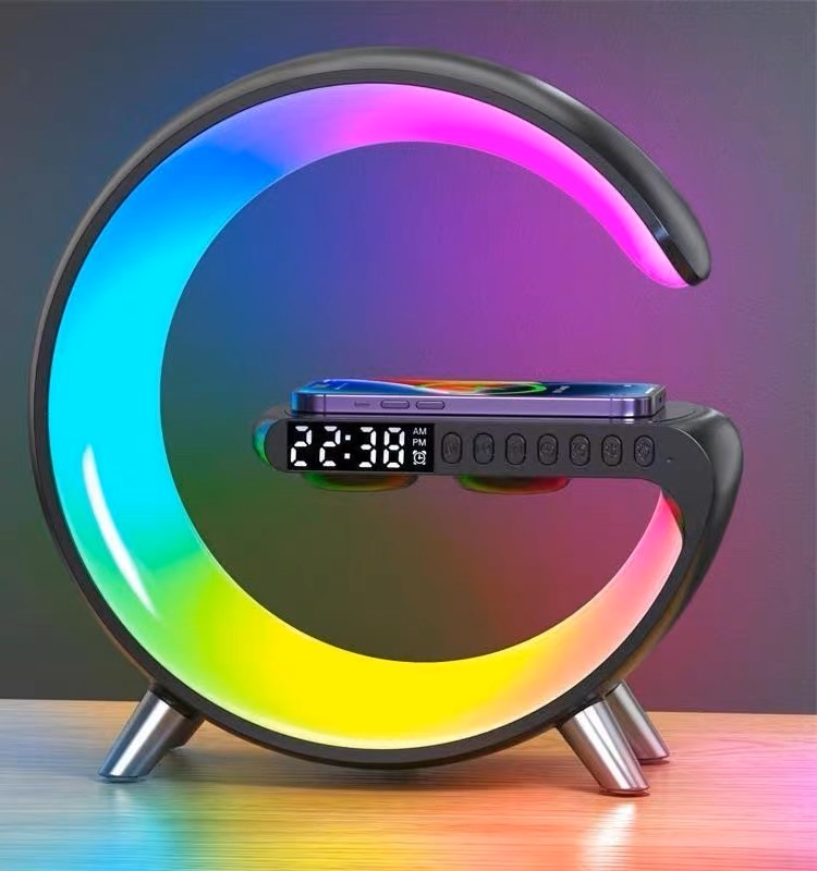 ナイトライト　テーブルライト　ワイヤレス急速充電器　目覚まし時計　時計機能 数量限定レビュー特典】RUMAY ブルートゥース スピーカー ワイヤレス