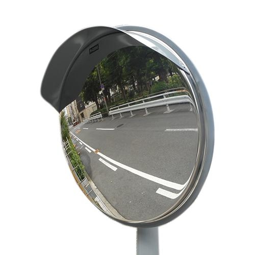 カーブミラー 丸型 600φ 安全ミラー ポール付き 直柱76.3φ×3600mm 取付