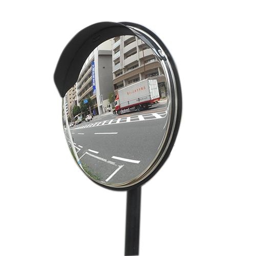 カーブミラー 丸型 600φ 安全ミラー ポール付き 直柱76.3φ×3600mm 取付