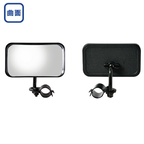 ⭐️トラック用⭐️ミラーステー⭐️アートトラック用⭐️フルセット⭐️ サイドステーミラー 黒 角型 155×88mm ステー トラック用 トラック