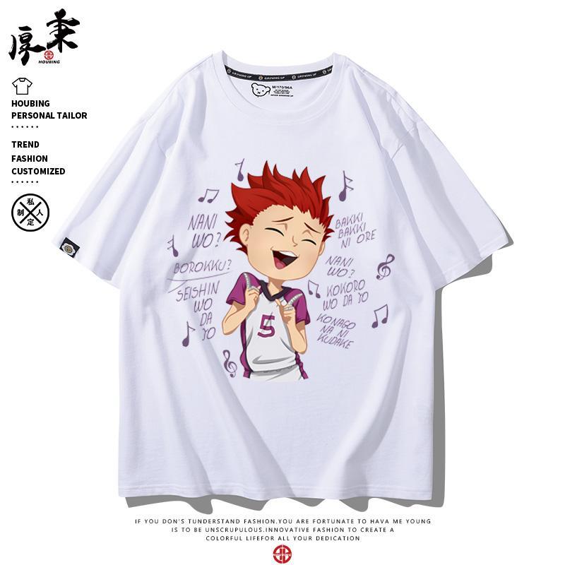 ハイキュー Tシャツ 半袖 日向翔陽 及川徹 影山飛雄 夏服 グッズ アニメ ラウンドネック 通気性...