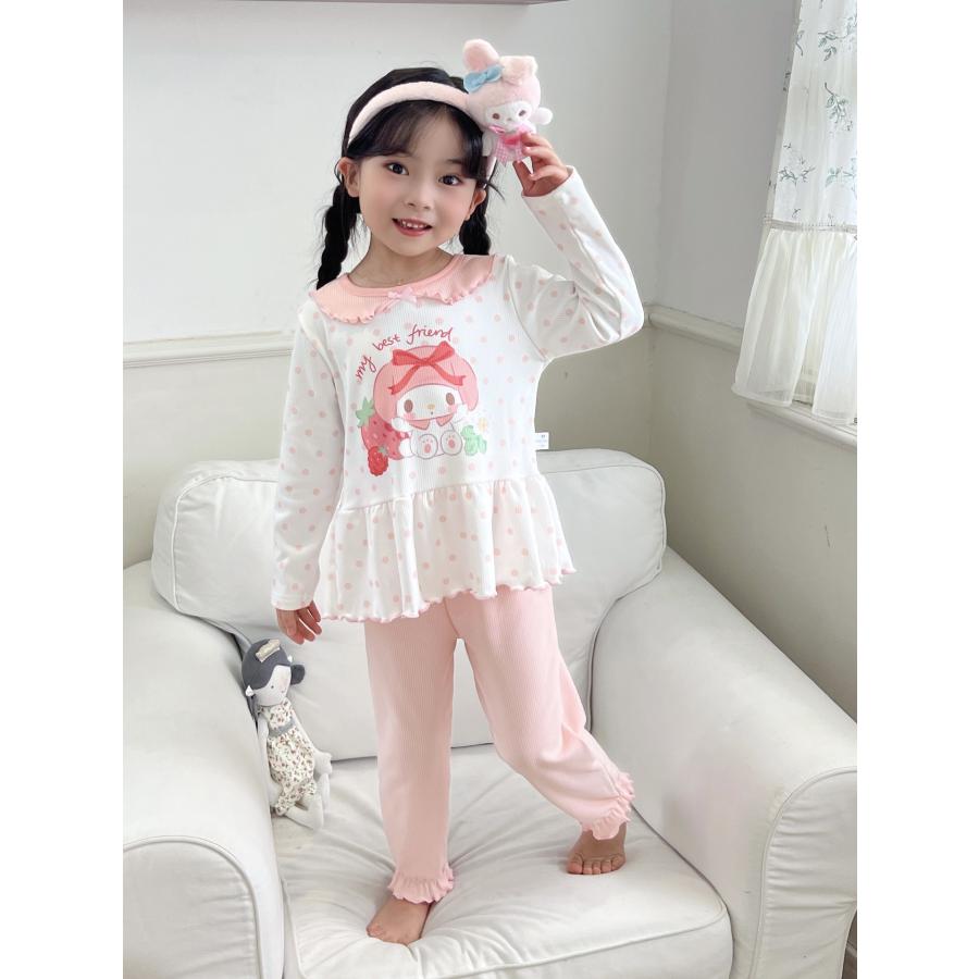 パジャマ 女の子 クロミ シナモン マイメロ 子供服 上下セット