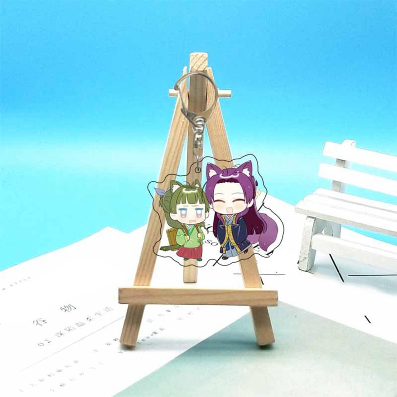 8点セット 薬屋のひとりごと キーホルダー 猫猫 壬氏 薬屋の