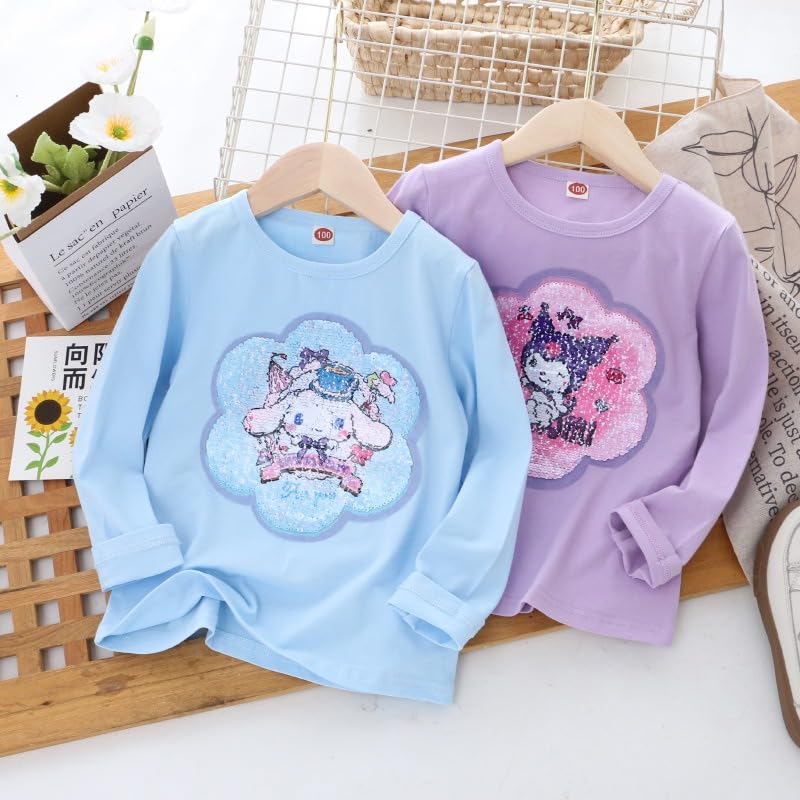 クロミ/シナモロール ロングtシャツ キッズ 長袖 子供服