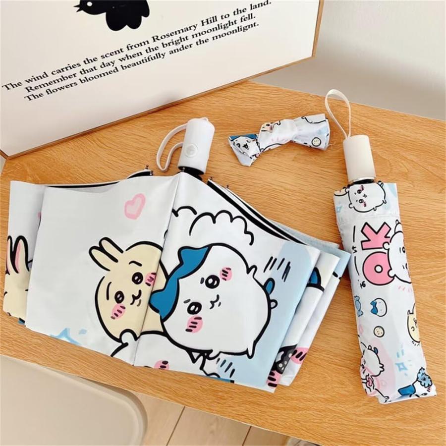 ちいかわ グッズ 折りたたみ傘 晴雨兼用 丈夫 軽量 日傘 UV
