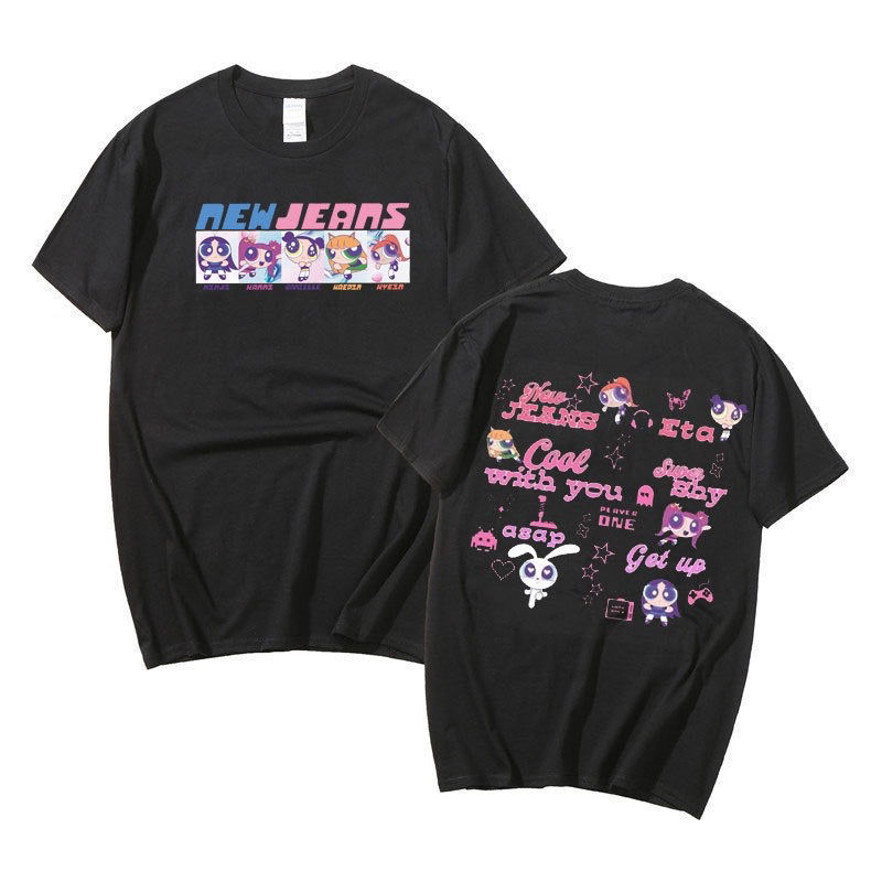 newjeans get up フリーサイズ　tシャツ　グレー 2025年最新】NewJeans tシャツ get upの人気アイテム - メルカリ