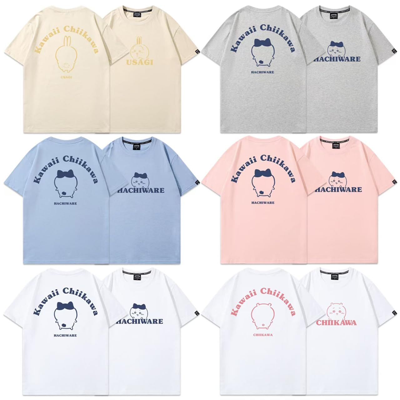 ちいかわ　うさぎカラー　ジャージセットアップ　Tシャツ　na728 20250412_talkingheads-