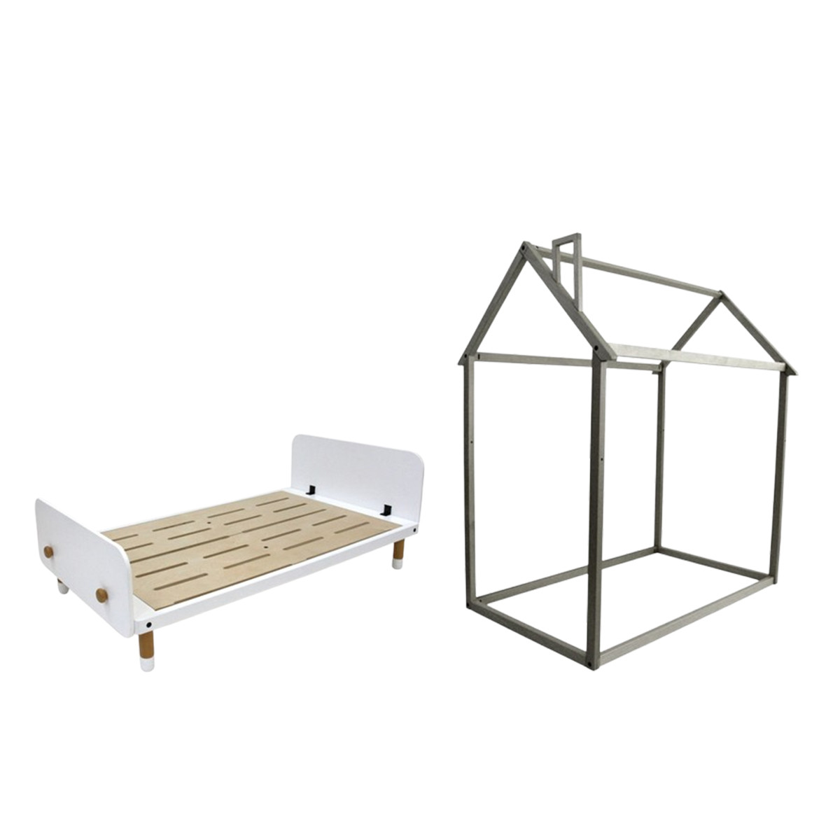 HOPPL（ホップル） キッズベッド ジュニアベッド ハウス 木製 子供用