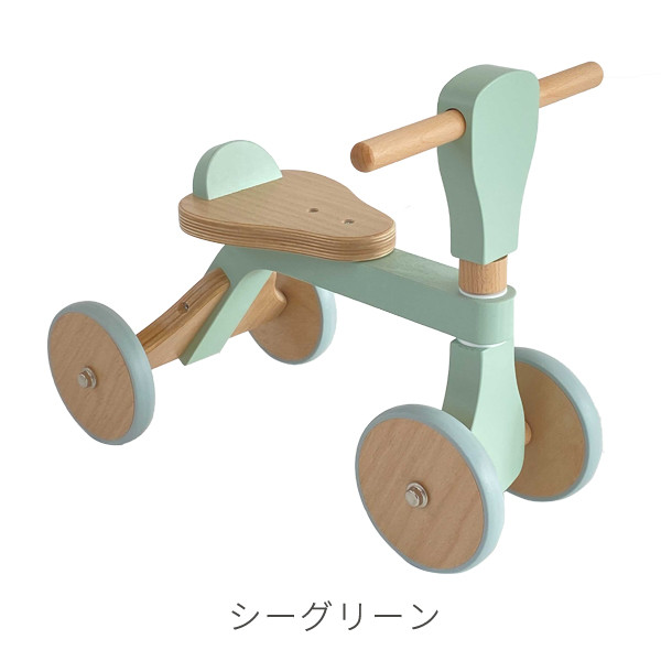 四輪車 無料名入れ  室内 木製 バイク ファーストウッディバイク ホップル 公式ストア バランスバイク 1歳 2歳  おしゃれ かわいい 誕生日 プレゼント 出産祝いの画像