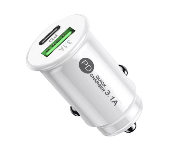 シガーソケット 2連 USB 増設 電源 車載 充電器 カーチャージャー コンセント 超小型 3.1A 2.1A 急速 高速 12V 24V type-c | ブランド登録なし | 03