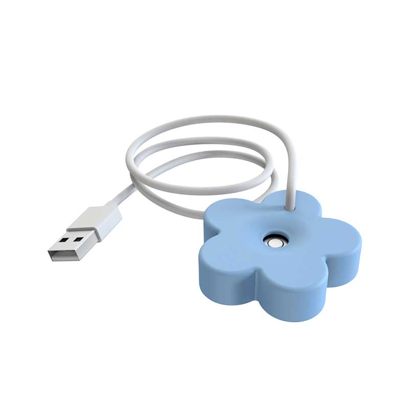 水に浮かべる加湿器 花形 usb コンパクト タンクレス 超音波式 静音 乾燥 花粉症対策 オフィス 寝室 卓上加湿器 ミニ加湿器 旅行 小型 | ブランド登録なし | 02