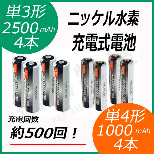 よつばと！ダンボー 充電式ニッケル水素電池 単3電池