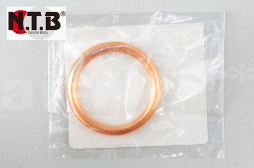 NTB製 XR250 マフラーガスケット 純正リペア用 エキゾースト 1個入り