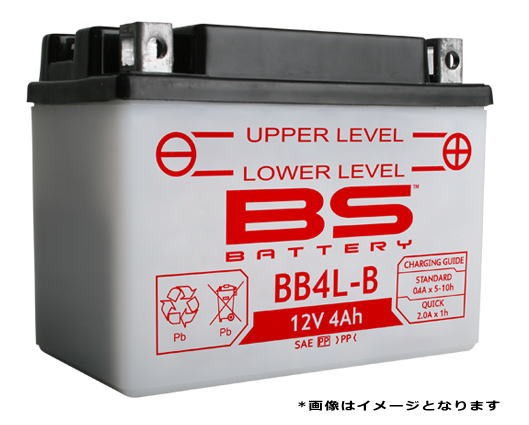 新品 
引き出し付き トースター台 BS BATTERY JOG(ジョグ)CG50E/ED 2JA用 BSバッテリー BB4L-B (YB4L-B
