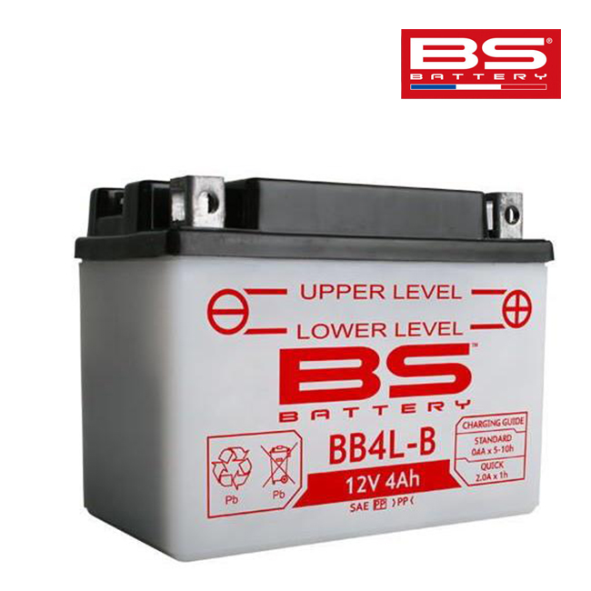 ジェンマクエスト50 CA1AA用 BSバッテリー BB4L-B (YB4L-B GM4-3B FB4L-B)互換 バイクバッテリー 液別開放式｜horidashi