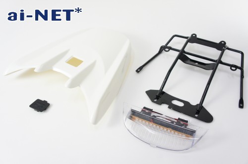 ホワイト×ブラック　T4　専用 tower】ペダルなし自転車＆ヘルメットスタンド ホワイト