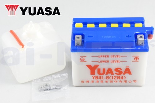 2年保証付 KR-1/KR-1R/KR-1S ユアサバッテリー YB4L-B バッテリー 液別開放式 YUASA FB4L-B 互換 4L-B バッテリー｜horidashi｜02