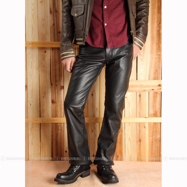 DEGNER CLASSIC BRAND レザーパンツ 　ブーツカット 43758or43762_001.jpg
