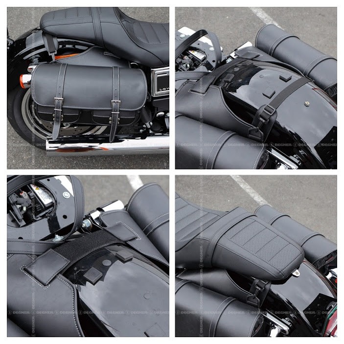 DEGNER デグナー NB-43B 右出マフラー対応ナイロンダブルサドル