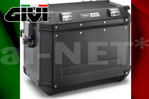 送料無料 GIVI ジビ バイク用 ボックス サイドケース OBK48BL クロ48L