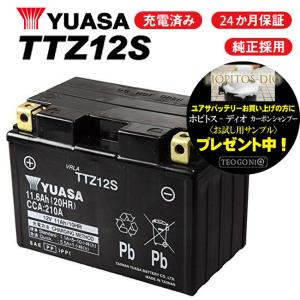 在庫有 2年保証付 ユアサバッテリー FORZA フォルツァ Z ABS/JBK-MF10用 YUASAバッテリー TTZ12S 12S