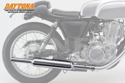 【中古】デイトナキャブトンマフラー　SR400FI用　車検対応　使用1週間程度 中古】デイトナキャブトンマフラー SR400FI用 車検対応 使用1