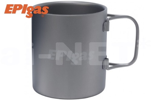 チタンマグカップ EPIgas ダブルウォールチタンマグ マグカップ 軽量
