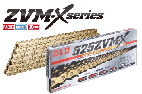 D.I.D バイク用チェーン 525ZVM-X-102ZB 値下げ♪ DID 525ZVM-X-072L(ゴールド)(4525516331012)(ZVM-Xシリーズ)(525-72L