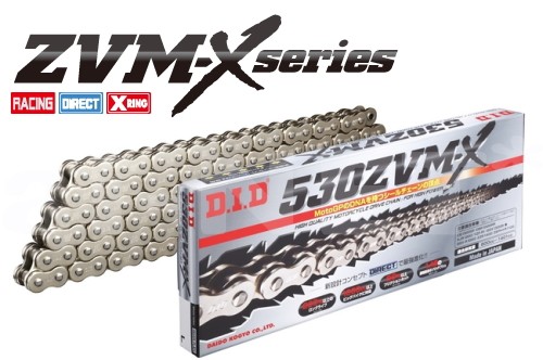 M!Xまとめ売り 送料無料 DID 530ZVM-X-118L (シルバー)(4525516337243)(ZVM-X