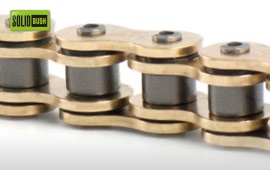 DID 大同工業 チェーン 520VX3-108L ZJ(カシメ) SILVER シルバー X