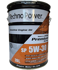 エンジンオイル 送料無料 国産 日本製 Techno Power テクノパワー 5W