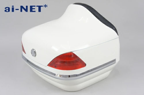 1ヶ月保証付 リアボックス トップケース ベンツ風 デスペラード リアボックス アタッチメント付 汎用品 ホワイト 白