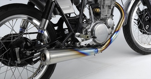 送料無料 オーヴァーレーシング OVER チタンメガホン マフラー MANX