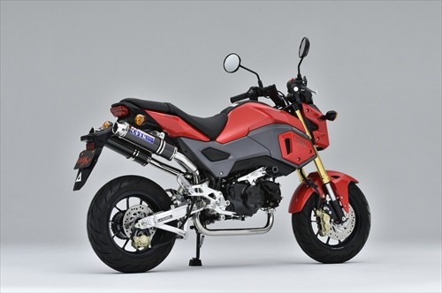 専用用 送料無料 オーヴァーレーシング OVER ツインカーボンマフラー GROM 16